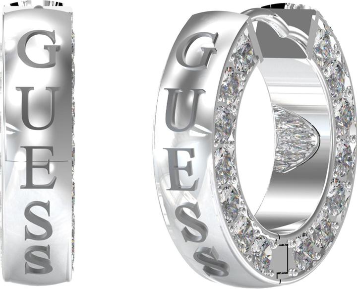Actual product image Guess Fashion steel rings with crystals Circle Lights JUBE03160JWRHT/U (Stainless steel)