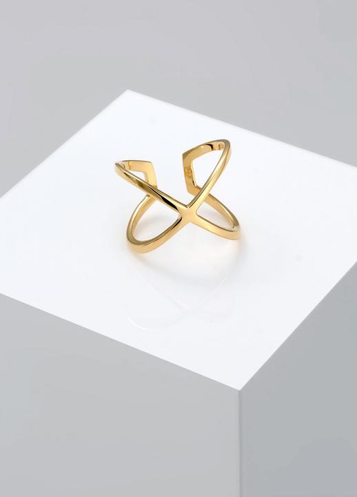Actual product image Elli Kreuz Design Verstellbar (54, 925 Silver)