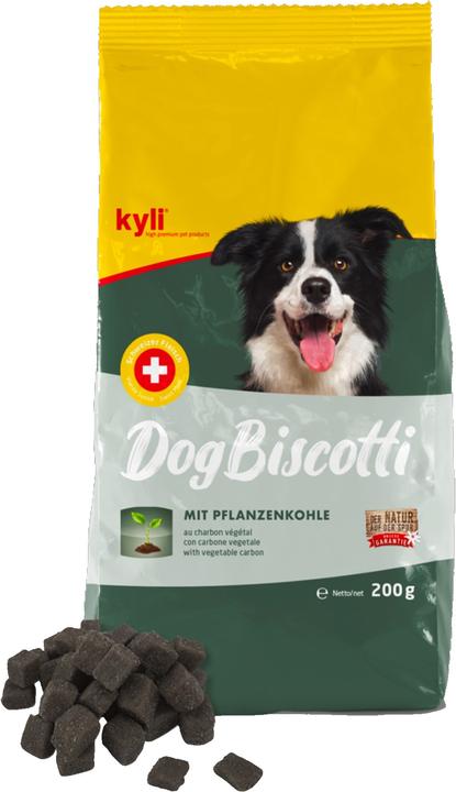 Kyli DogBiscotti au charbon végétal (Senior, Adulte, Chiot + chaton, 1 pcs, 210 g)