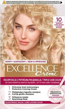 Produktbild L'Oréal Paris L'Oreal Excellence Creme Haarfarbe 10 Blond (10 blonde)