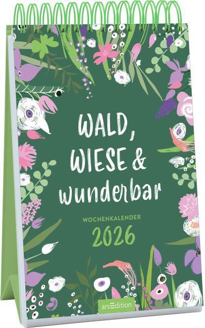 Produktbild Wochenkalender Wald, Wiese & wunderbar 2026 (Deutsch)