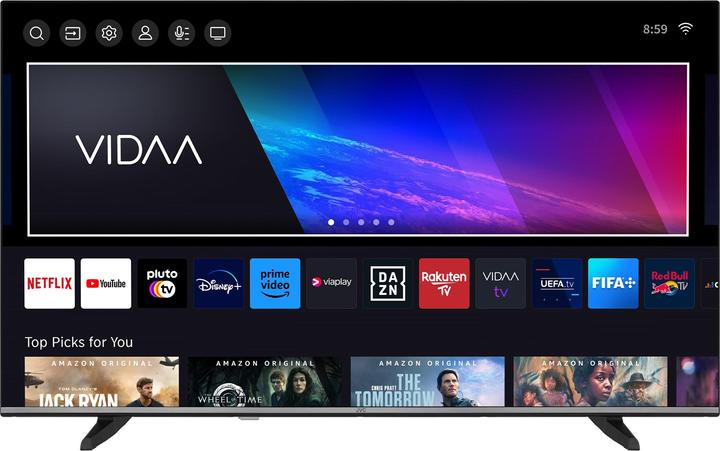 Actual product image JVC Fernseher 50 Zoll Smart TV VIDAA LT-50VD3555-4K Fernseher UHD, HDR Dolby Vision und Triple-Tuner (50", LED, 4K, 2025)