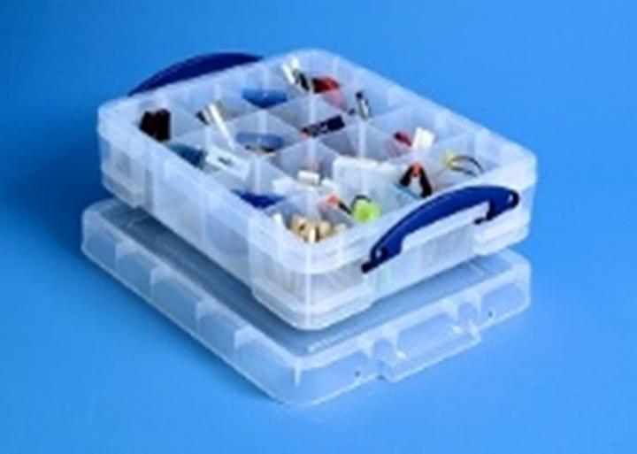 Actual product image Really Useful Box 11.0 litre clear (35.6 x 45.6 x 12 cm, 11 l)