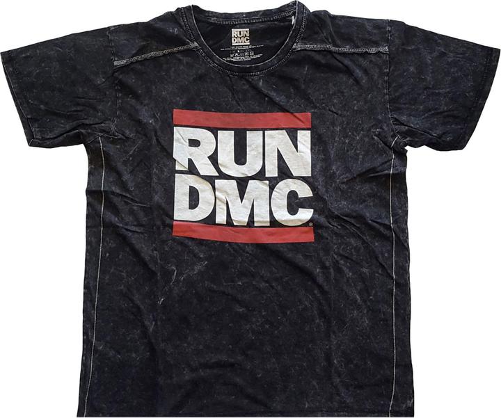 Run DMC Logo Snow Wash