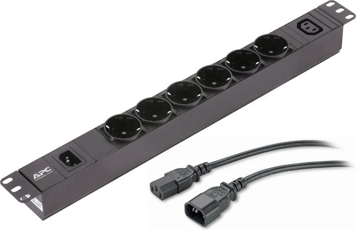 Actual product image APC Easy PDU, Basic, 1U 6 Schuko
