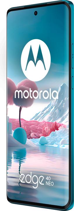 Produktbild Motorola Edge 40 Neo (256 GB, Caneel Bay, 6.55", SIM + eSIM, 50 Mpx, 5G)