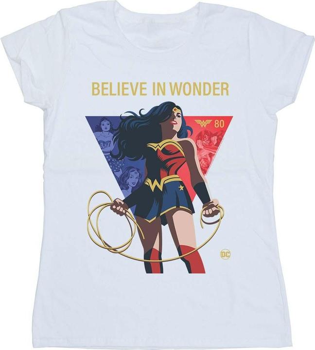 Produktbild Wonder Woman 80th Anniversary Believe In Wonder Pose TShirt (M)