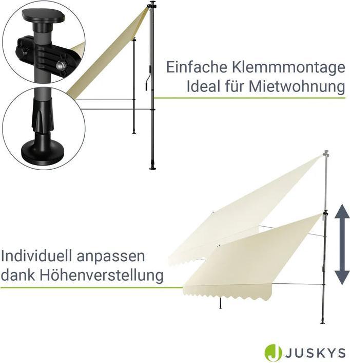 Image du produit Juskys Klemmmarkise Kapstadt (4 m)