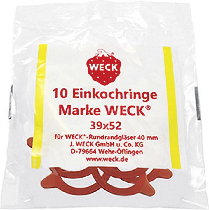 Image du produit Weck 10 Stk. Einkochringe RR40 39x52 (10 pcs, 0.36 l)
