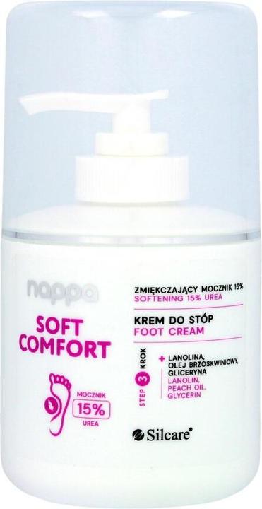 Silcare Nappa Cream Moisturizing And Exfoliating Stap Cream From Urea 15% (Fussbad, 250 ml)