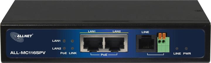 Image du produit Allnet Modem point à point VDSL2 Vectoring via 2 fils avec PoE non administré ALL-MC116SPV-VDSL2