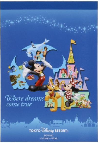 Actual product image Disney Notizbuch mit Micky Maus und Freunden Tokyo Resort