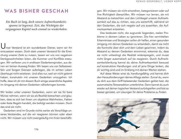 Nährwerte und Zutaten Genug gegrübelt, lieber Kopf! (Deutsch, Katharina Tempel, 2024)