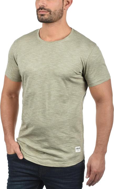 Immagine prodotto Solid Figos T-Shirt A Maniche Corte Maglietta Da Uomo Con Girocollo In Cotone 100% (XL)