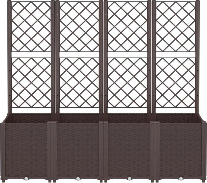 Actual product image VidaXL Planter with trellis PP