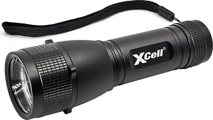 Immagine prodotto XCell 146362 Torcia a LED con cinturino da polso, con fondina, con modalità strobo a batteria (12.60 cm, 500 lm)