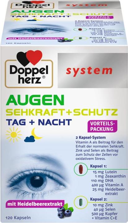 Produktbild Doppelherz system AUGEN SEHKRAFT + SCHUTZ, 120 St. Kapseln (120 Stück, Kapseln, 120 g)