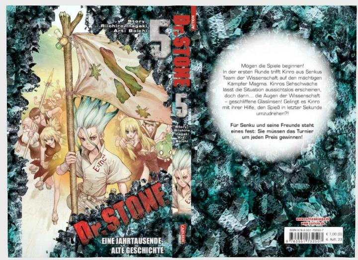Actual product image Dr. Stone 5 (German, Boichi, 2020)