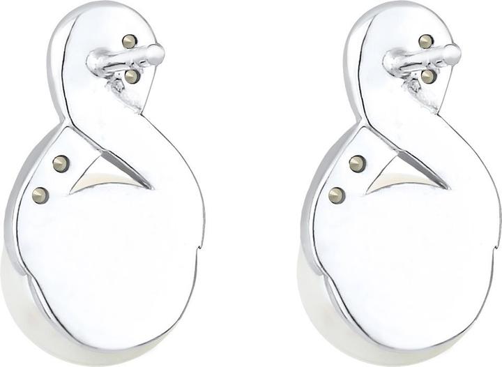 Actual product image Elli Infinity, Pearl, Pearl Earrings (925 sterling silver, Freshwater cultured pearls, Glass crystal)