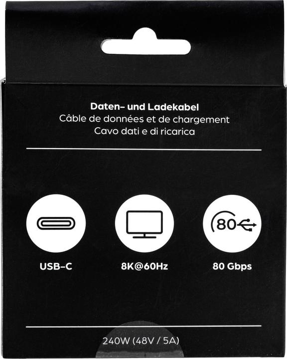 Image du produit Onit USB4-Kabel v2.0 Premium USB C - USB C (0.50 m, USB 4.0, 240 W)