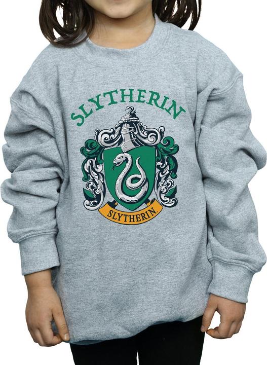 Actual product image Girls Slytherin Crest Sweatshirt (152, 158)