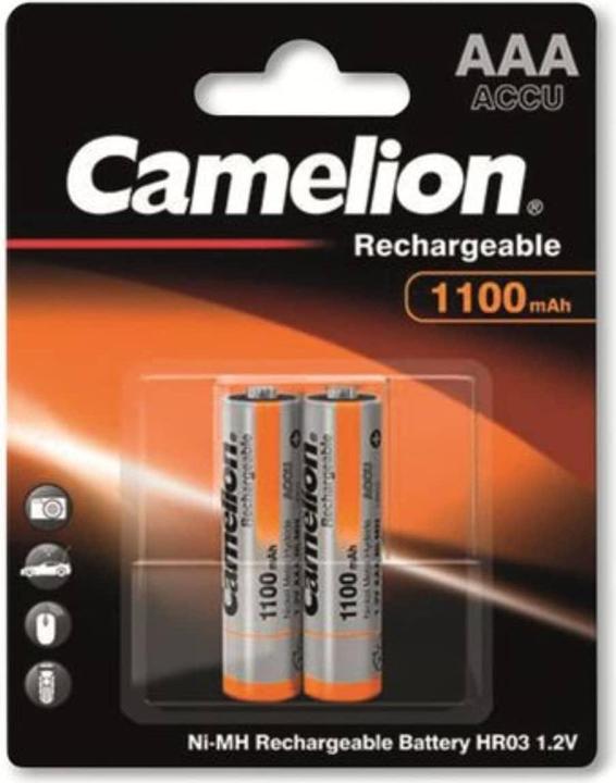Produktbild Camelion NH-AAA1100-BP2 - Batterie 2 x AAA - NiMH - (wiederaufladbar) (2 Stk., AAA, 1100 mAh, Akku)