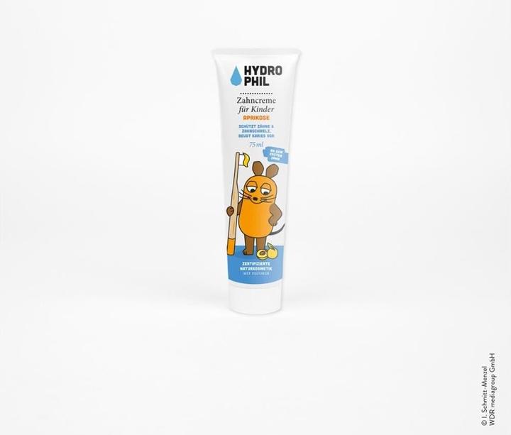 Actual product image Hydrophil Toothpaste for children apricot with fluoride (75 ml)