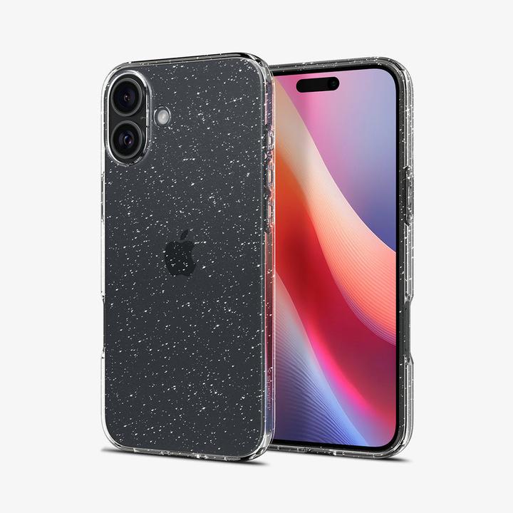 Actual product image Spigen Liquid Crystal case for iPhone 16 6,1" glitter crystal (Apple iPhone 16)
