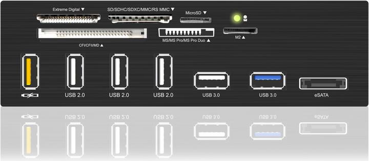Actual product image Icy Box Card reader 5.25 IB-867-B (4-pin Molex)