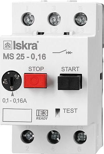 Produktbild Iskra IE3 Motorschutzschalter konform MS25 016