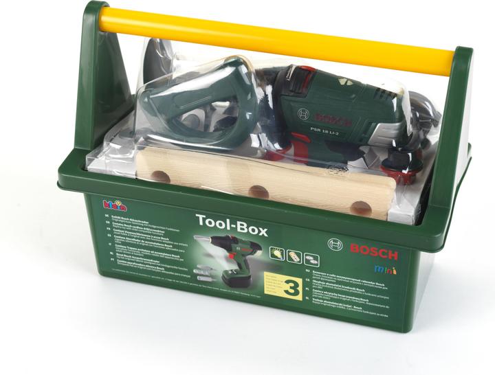 Actual product image Theo Klein Bosch Toolbox + cordless screwdriver