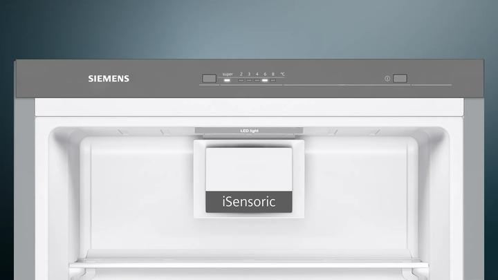 Immagine prodotto Siemens iQ300, frigorifero a libera installazione, 186 x 60 cm, Acciaio inox nero, KS36VGXDP (346 l)