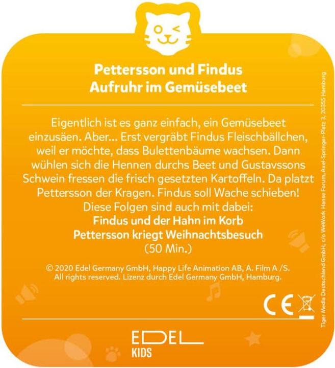 Produktbild Tigermedia Pettersson und Findus Folge 3: Aufruhr im Gemüsebeet (Deutsch)