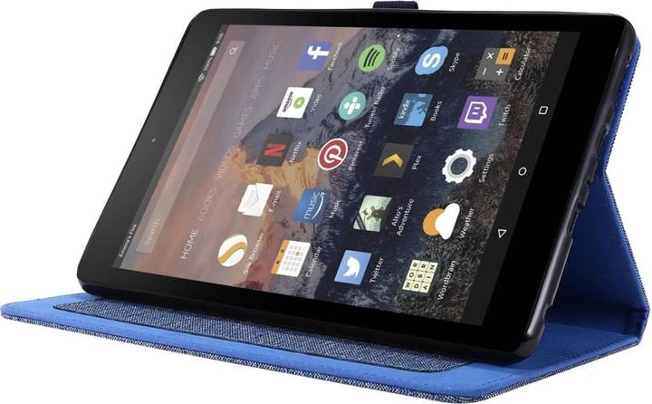 Actual product image König Design Protective Case for Amazon Fire HD 8 (2020) Smart Cover Case Cover Tablet Case New (Fire HD 8 (2020))