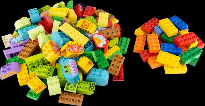 Actual product image LEGO Duplo 100 Baustein + 25 2x4 Steine Bunt NEU! Menge 125 Stueck