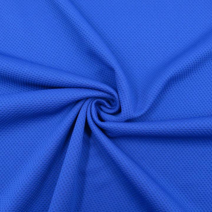 Image du produit Stoffrestposten Gaufrette - bleu royal - quantité minimale de vente : 1 mètre
