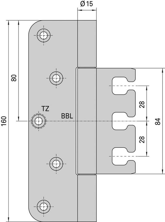 Actual product image Simonswerk VARIANT VX 7729/160 PLANUM object belts