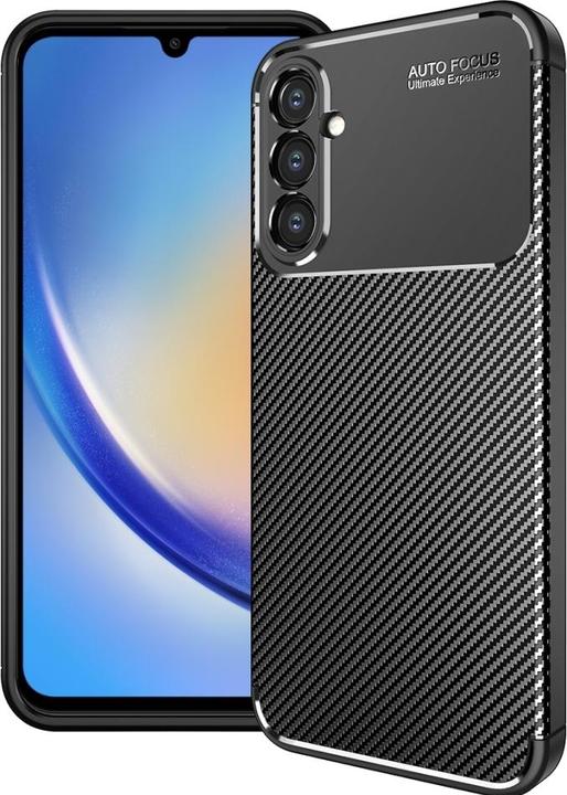 Immagine prodotto Screenguard Custodia Samsung Galaxy A34 5G Cover Carbon Design TPU (Samsung Galaxy A34 5G)
