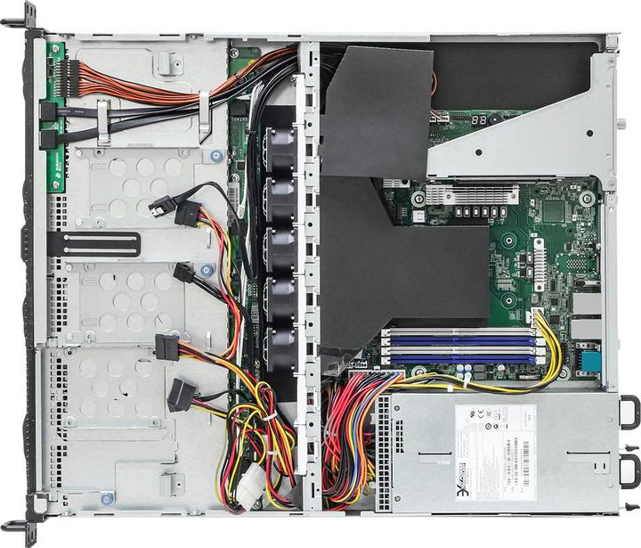 Actual product image AsRock SY 1U4LW-X570 RPSU 1U AMD Ryzen 5000 Max32GB 450W RPSU Retail