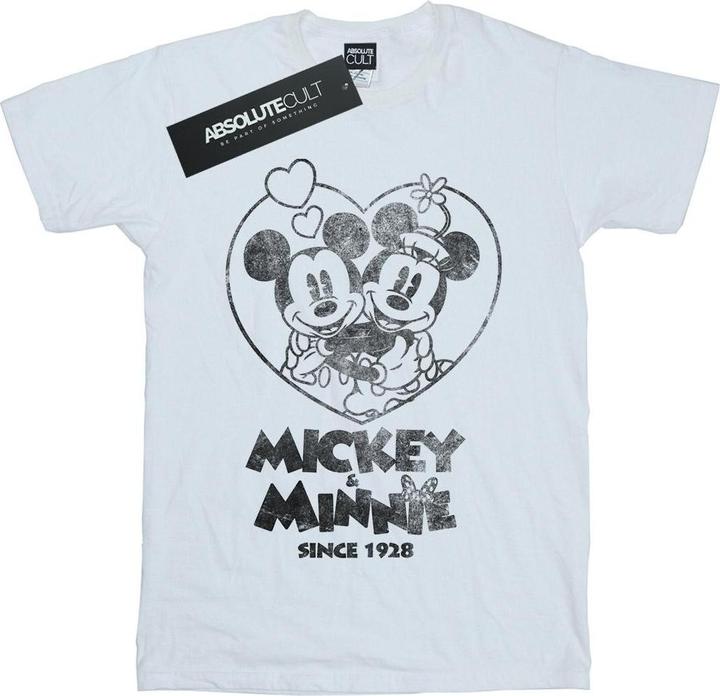 Immagine prodotto Disney Mickey And Minnie Mouse Since 1928 Maglietta Ampia Donna (S)