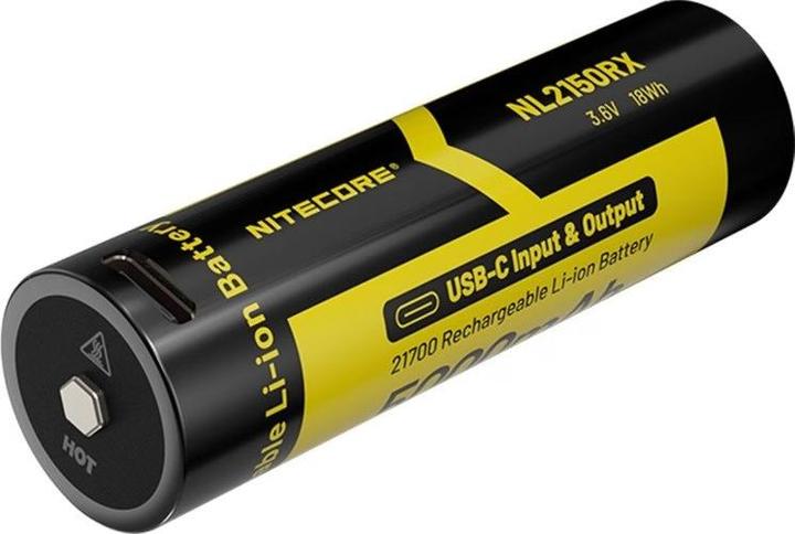 Nitecore NL2150RX (1 Stk., 21700, 5000 mAh)
