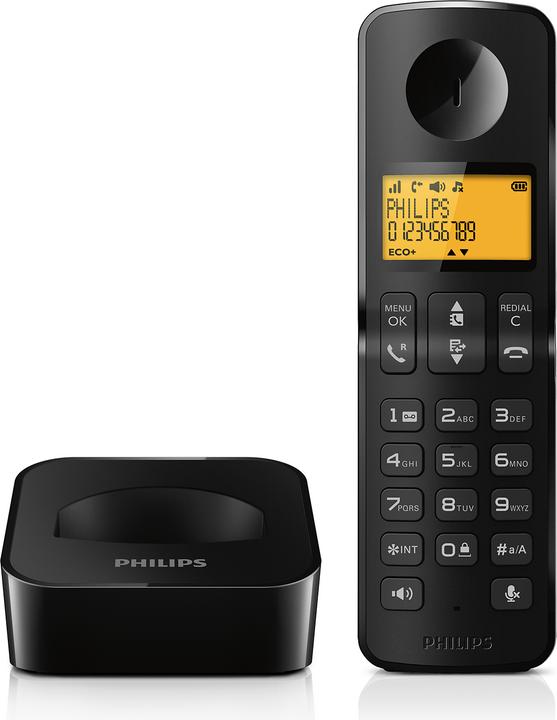 Actual product image Philips D2601B/01 Cordless telephone