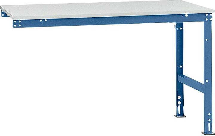 Immagine prodotto Manuflex AU6067.5007 Tavolo da lavoro aggiuntivo standard UNIVERSALE con piano in plastica LxPxH 150