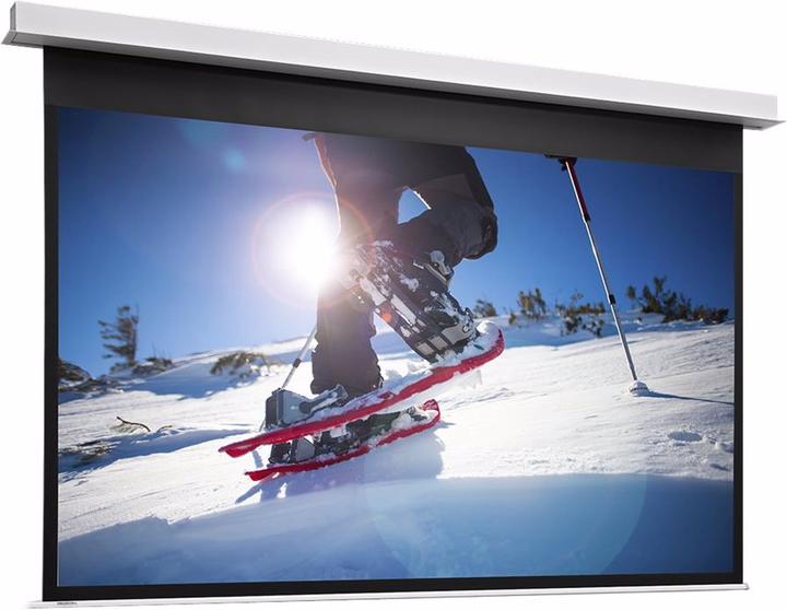 Actual product image Projecta Tensioned DescenderPro - screen - ceiling mount - motorized - 230 V - 318 cm (125.60", 16:10)