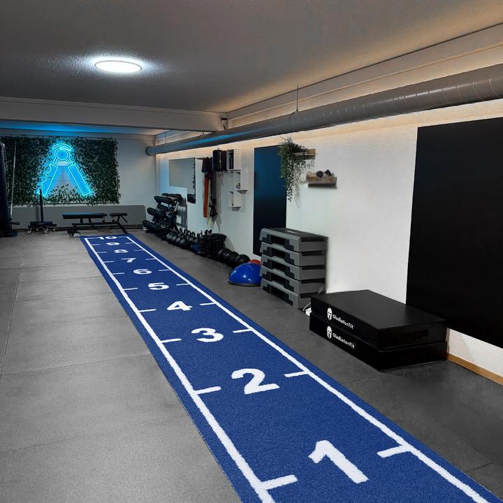 Produktbild Gladiatorfit Laufstrecke "Sled Track" aus abgestuftem Kunstrasen (1.80 cm)