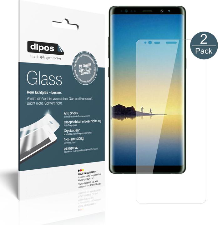 Actual product image Dipos Screen Protector Anti-Shock (2 Piece, Samsung Galaxy Note 8)
