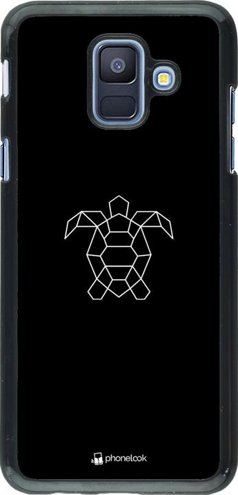 Actual product image PhoneLook Coque Turtles lines on black (Samsung Galaxy A6)