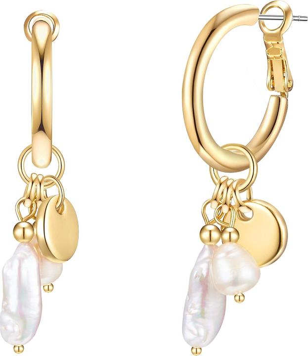Actual product image Lulu & Jane Ladies metal alloy freshwater cultured pearl yellow gold - 29255 (Metal alloy)