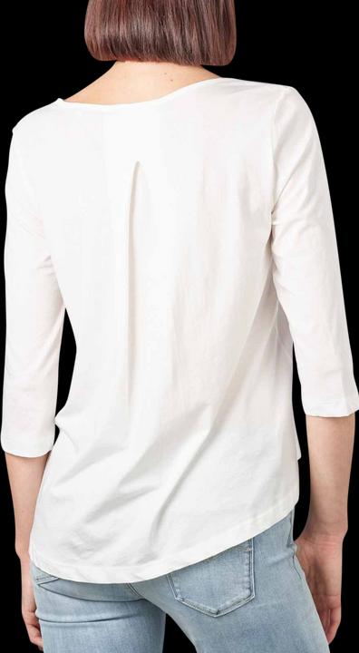 Produktbild Marc O'Polo Round Neck T-Shirt 3/4 Sleeve White Cotton (XS)
