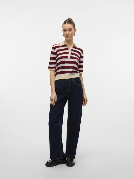 Actual product image Vero Moda AWSIKITA Gestricktes Poloshirt Polo (L)